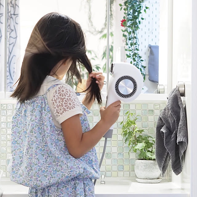 子供服手作り,オシャレ家電,ドライヤー収納,cado,ドライヤー,洗面所,Panasonic洗面台,Bathroom a_tankoの部屋