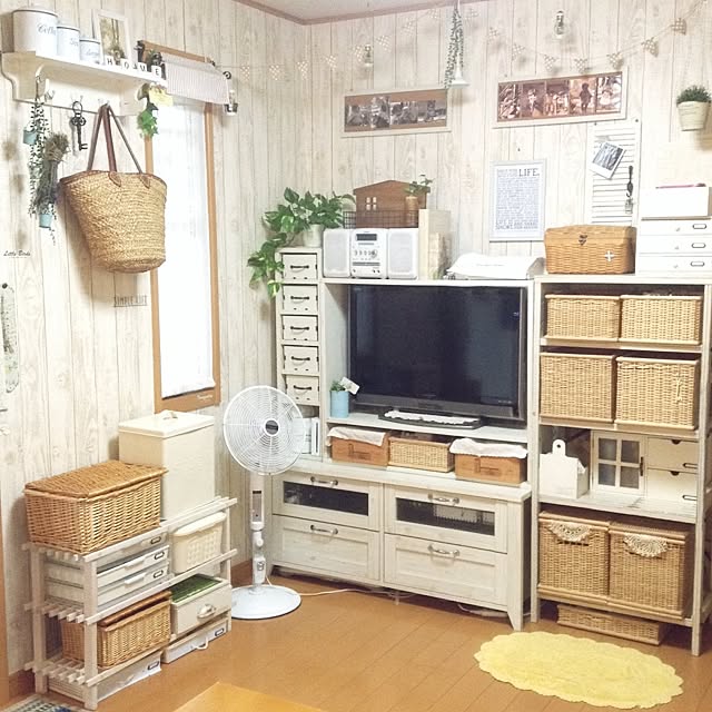 Lounge,salut!,無印良品,かご,セリア,いつもいいね！ありがとうございます♪,雑貨,ナチュラルキッチン,100均,DIY,ダイソー,グリーン×雑貨,カフェ風,フェイクグリーン,植物 kohakuruの部屋