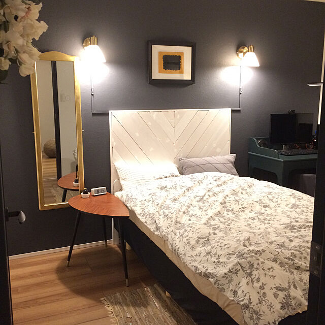 IKEA,DIY,ハンドメイド,モノトーン,Bedroom sachiの部屋