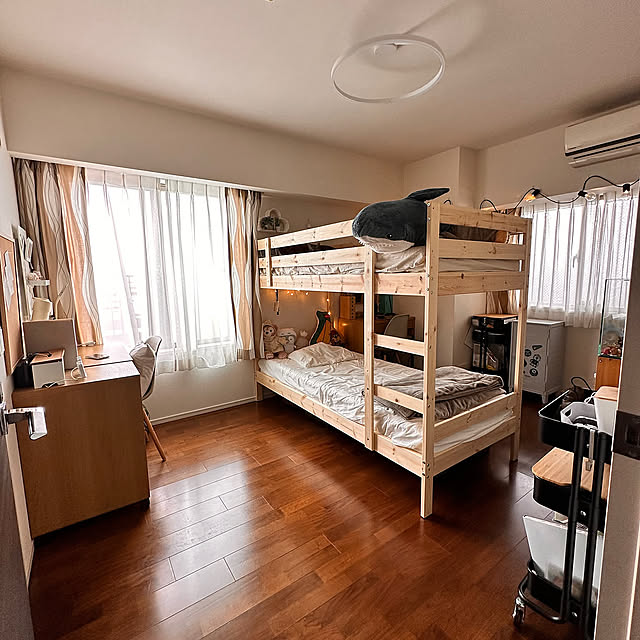 二段ベッド,mydal,ミーダル,IKEAベッド,マンションインテリア,マンション子供部屋,IKEA,こども部屋,IKEAミッケ,マンション,Overview hm_saiの部屋