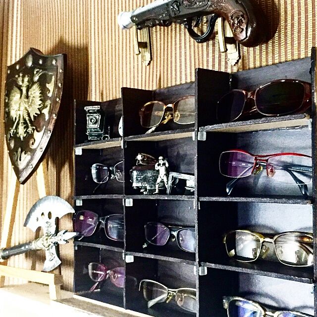 My Shelf,眼鏡棚,ハンドメイド,記録,STAR WARS,フィギュアのある風景 juzの部屋