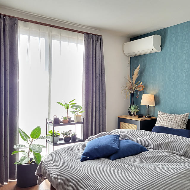 Bedroom,モニター応募投稿,マットレス,寝室,ご縁がありますように♡,よろしくお願いします♪,快眠したい,腰痛持ち,ダブルベッド,コアラマットレス使ってみたい RSYの部屋