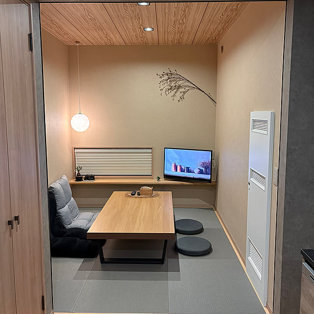 銀鼠色,DAIKENの畳,和室ダイニング,ダイニング Rの部屋
