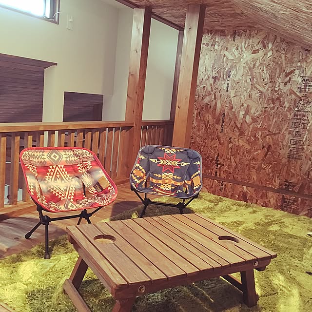 On Walls,ヘリノックスチェア,ペンドルトン,平屋の家,アウトドア用品,ロフト wkmの部屋
