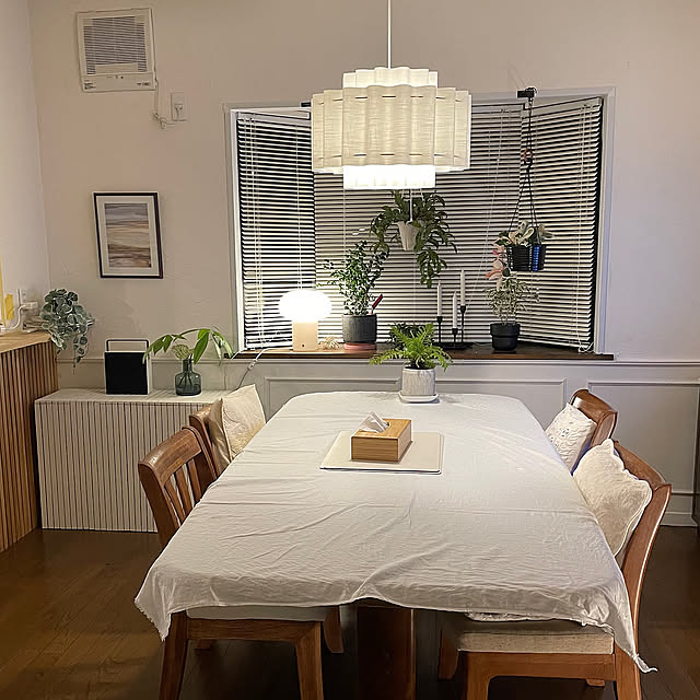 Lounge,IKEAストックホルム クッション,心地よい暮らし,みてくださってありがとうございます,築30年越えのお家,IKEA,IKEAの照明,観葉植物のある暮らし justyの部屋