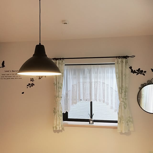 Bedroom,LED,IKEA 照明,IKEA,ペンダントライト,寝室 serotiの部屋