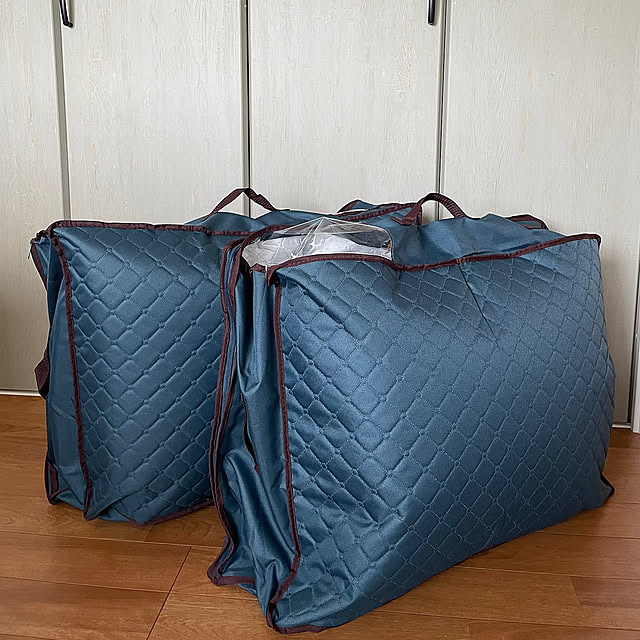 Bedroom,寝具の衣替え,寝具収納,コンパクト化,透明窓付き,スッキリ収納,羽毛布団収納,TEIJIN,テイジン,カラッと収納ケースプレミアム,この春、買ってよかったもの,4枚投稿 yukichi.wanwaの部屋