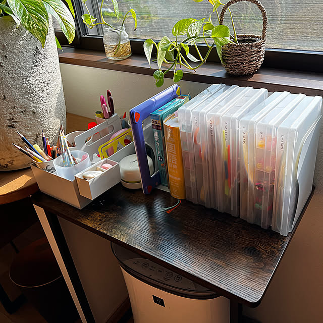 無印良品,セリア購入品,セリア,勉強スペース,文具収納,スタディースペース,スッキリさせたい,こども部屋,二世帯住宅,子供と暮らす,二世帯住宅の二階,子供のいる暮らし,二世帯完全別離型,二世帯暮らし,My Shelf miyuhoの部屋