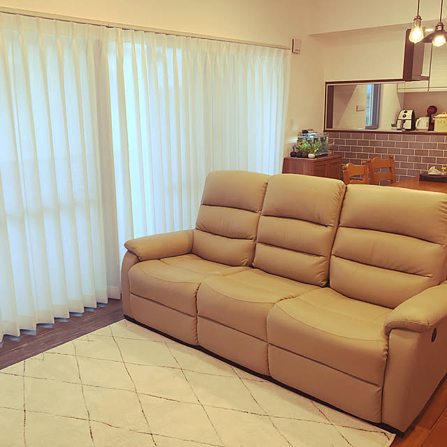 Lounge,ラグ,Francfranc,ニトリ,ニトリのソファー piiyanの部屋