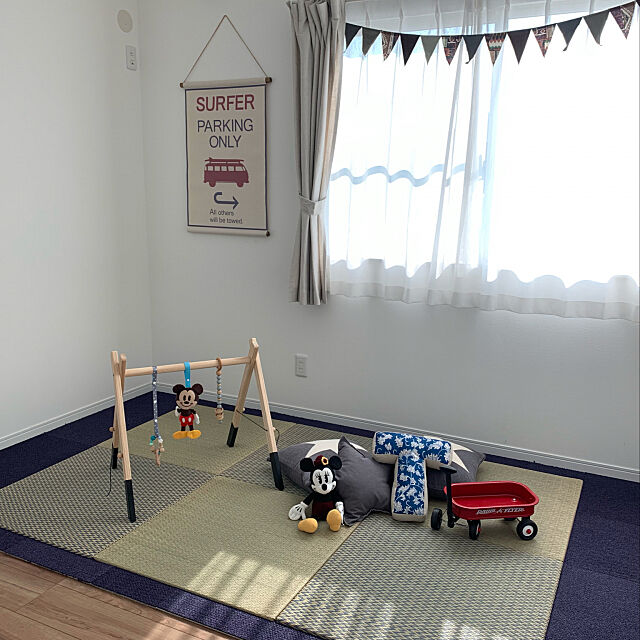 ヒコラー,イケヒコ,い草,赤ちゃんと暮らす,置き畳,赤ちゃんのいる暮らし,Overview h-1o0の部屋