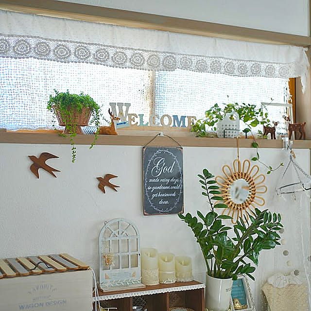 Overview,サインプレート,籐の鏡,観葉植物と暮らす,観葉植物インテリア,観葉植物のある暮らし,観葉植物のある部屋,観葉植物,窓辺のインテリア,ダイソー,ナチュラル,ナチュラルインテリア,ナチュラル雑貨,ナチュラルカラー,ナチュラルが好き KNの部屋