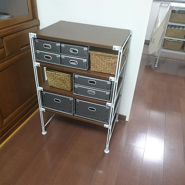Lounge,無印良品,スチールユニットシェルフ,リメイクシート Naomiの部屋