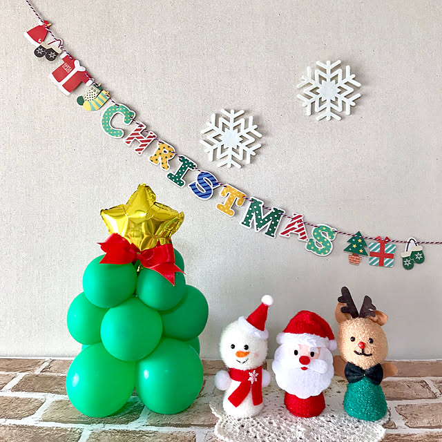 My Desk,バルーンツリー,バルーンアート,クリスマス,ガーランド,こどものいる暮らし miihoの部屋