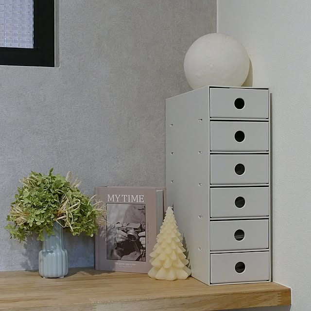 玄関収納,マスク収納,無印良品,無印,小物収納ボックス,キャンドル,アナベル,My Shelf ya_maの部屋