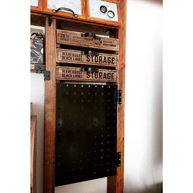 Lounge,デッドスペース,ディアウォール,パタパタ扉,DIY,seria,有効ボード,マグネットキャッチ tanchan1103の部屋