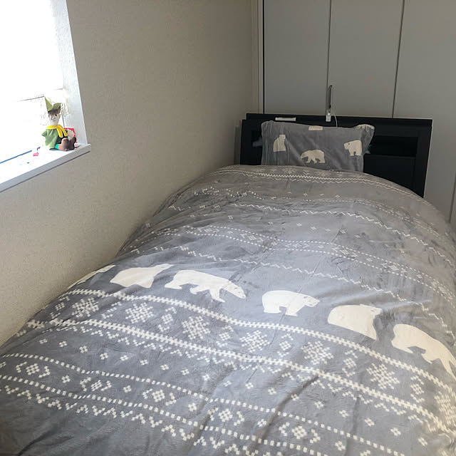 ナチュラル,一人暮らし,北欧,ニトリ,Bedroom namiの部屋