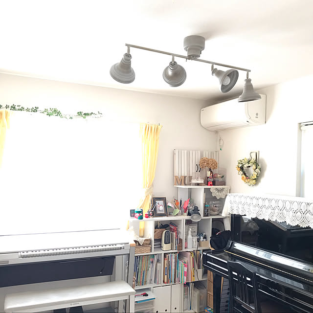 ピアノ部屋,暮らしを楽しむ,RoomClipショッピング,ウェルカムクーポンキャンペーン,ウェルカムクーポン当選しました,フェイクグリーン,Overview satominの部屋