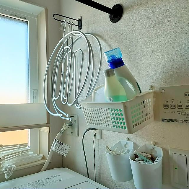 Bathroom,シンプルに暮らしたい,シンプルな暮らし,2階リビング,シンプルインテリア,100均,プチDIY,洗剤収納 mush..の部屋