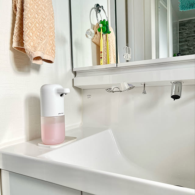 洗面台,RoomClipショッピング,おうち見直しキャンペーン,オートディスペンサー,泡ハンドソープ,Bathroom mi3.jpの部屋