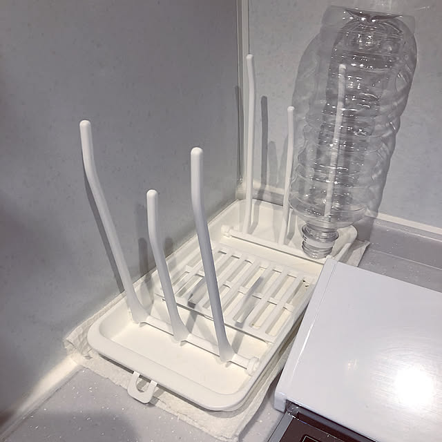 パール金属,水筒水切り,ペットボトルの水切り,牛乳パックの乾燥,買ってよかった,総二階,16畳LDK,約35坪の家,ナチュラル,リノベーション,リノベ,オフェリア,Kitchen beenの部屋