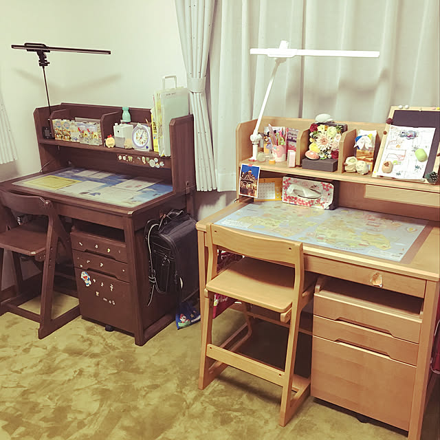 ニトリの学習机,My Desk ny84の部屋