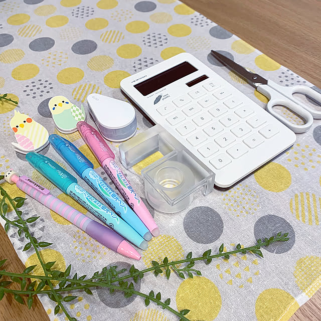 KOKUYO,無印良品,文房具好き,文房具愛,偏愛アイテム,My Desk,シンプル文具,可愛い文具,文具,元美術部,どうでもいい夢の話,元V系好き,フリクション,この電卓は10年くらい使ってます,文具に癒される,電卓 rikubo-の部屋