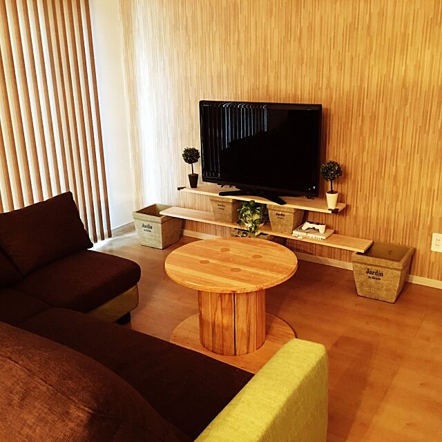 Lounge,テレビ台,ソファ,リビングテーブル,ナチュラル guraの部屋