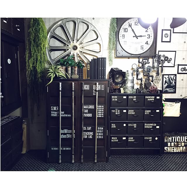 インダストリアル,DIY,新作コンテナ,オープントップコンテナ,フロアータイル,男前,swaro109 vintage
,S.W.R-side furniture,My Desk swaro109の部屋