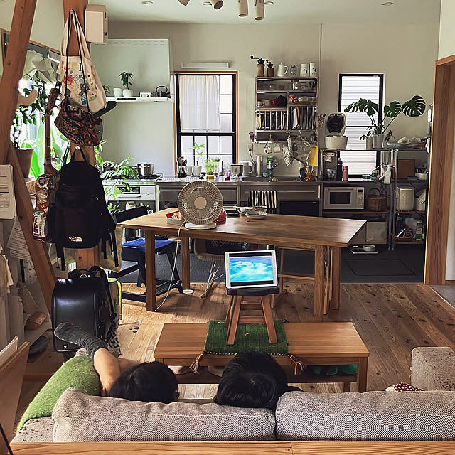 Lounge,雨の日を楽しむ工夫,リノベーション,低予算リノベ,こどものいる暮らし akanekoの部屋