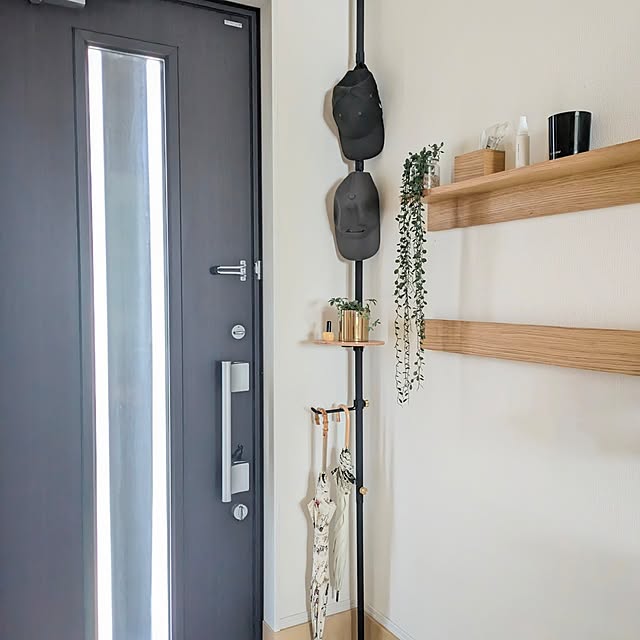 玄関インテリア,玄関,玄関ディスプレイ,ドローアライン,傘置き場,傘収納 ayamameの部屋