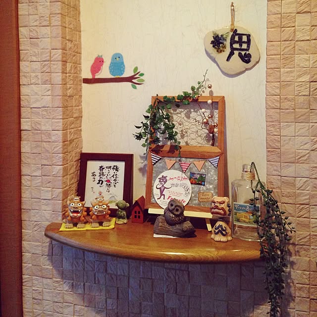 Entrance,ニッチディスプレイ,魔除け,お土産,手作り,雑貨,セリア,DIY runrun_pipipiの部屋