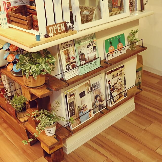 My Shelf,100均,Come home!,DIY棚,観葉植物 Atomの部屋