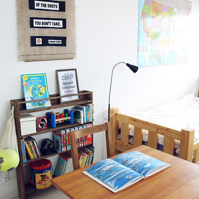My Shelf,子供部屋,地図ポスター,DIY,自作ポスター,自作タペストリー,棚DIＹ,男子部屋 NAO-NAOの部屋
