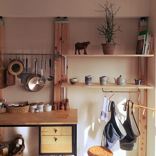 リノベーション,DIY,益子焼,陶器,観葉植物,My Shelf hachiの部屋