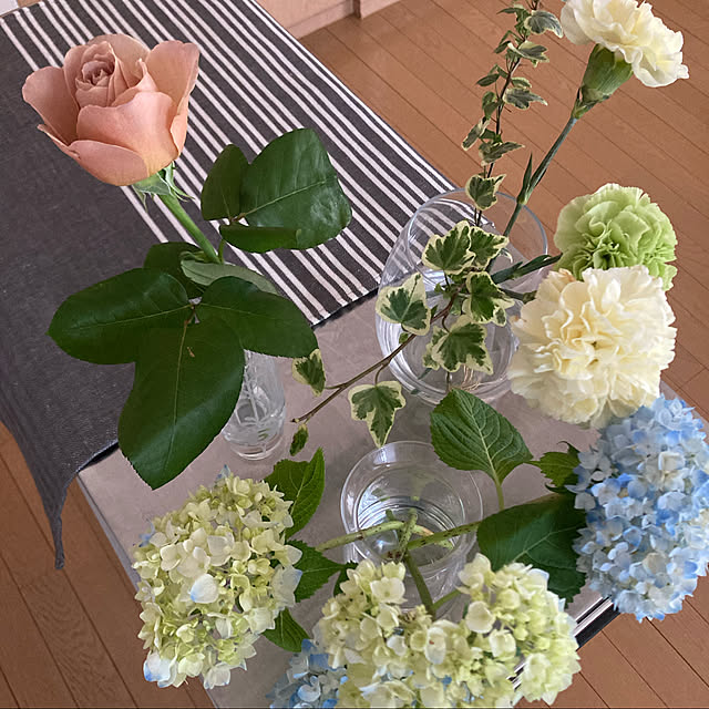 紫陽花,朝活,花のある暮らし,日比谷花壇 sugarの部屋