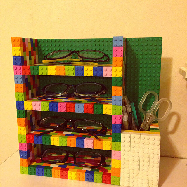 My Shelf,ペンスタンド,ペン立て,眼鏡置き,眼鏡スタンド,レゴ,LEGO,カラフル kazukiの部屋