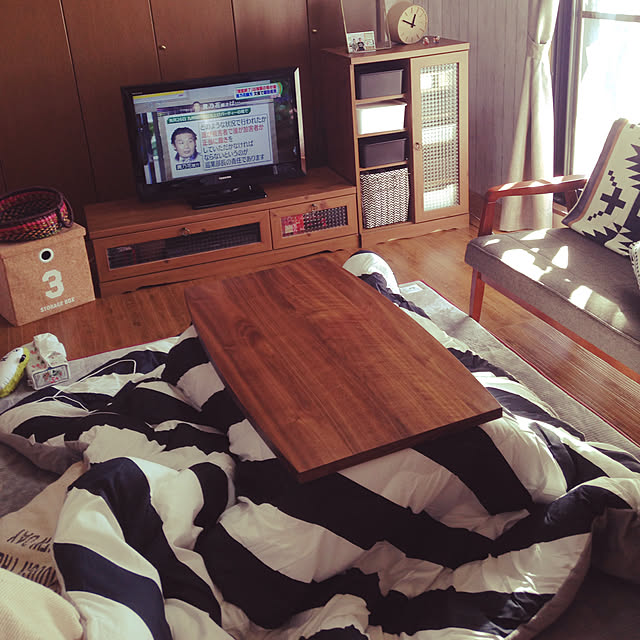 Lounge,賃貸でも諦めない！,賃貸でも楽しく♪,セリア,100均,座イス,ソファー,こたつ,こたつから出られない Kanakoの部屋