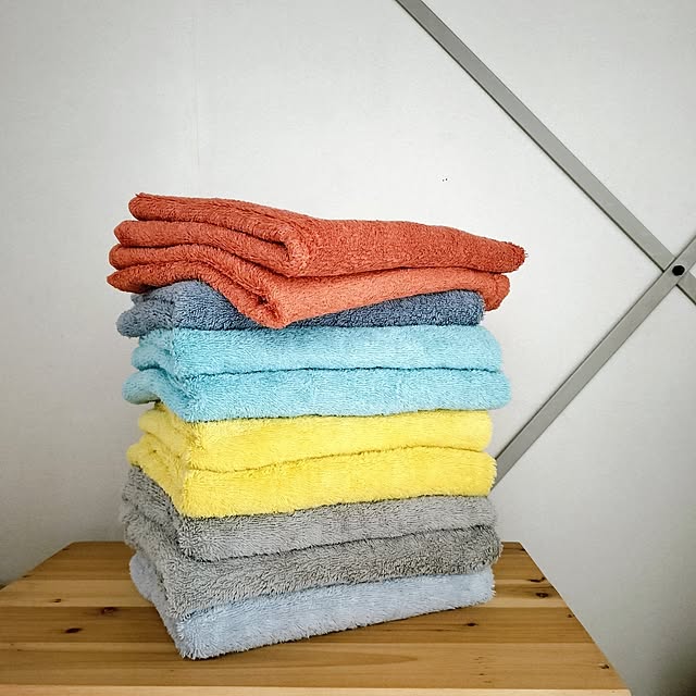 My Shelf,好きなものだけ,hiorie,ビッグフェイスタオル,テラコッタ,日織恵,バスタオルやめました,hiorietowel,限定色 uwblue_の部屋