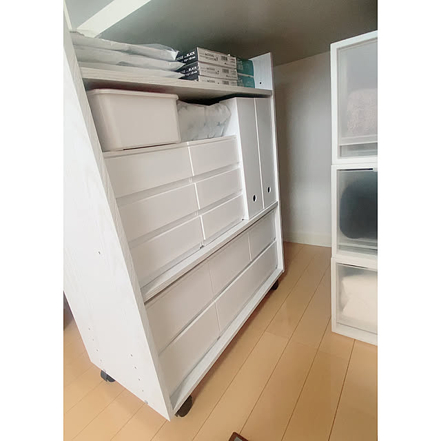 クローゼット収納,カラーボックス,カインズ,ニトリ,My Shelf,1LDK 1人暮らし,シャーメゾン 1LDK,Nインボックス ayupの部屋