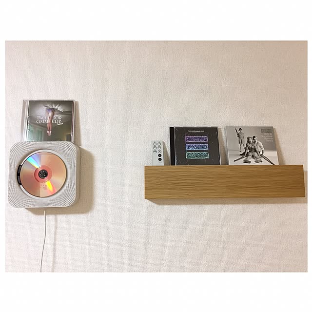 On Walls,壁に付けられる家具,壁掛式CDプレーヤー,一人暮らし,ひとり暮らし,無印良品 emi_meowの部屋