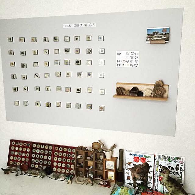 My Desk,コレクション,模様替え,DIY,ヘヤデコ,鉱石,マグネット,シンプル,アイパネル,こどもと暮らす。,ナチュラル,IKEA,塩系インテリア,ニチレイマグネット,キッズスペース,子供部屋 kitoneの部屋