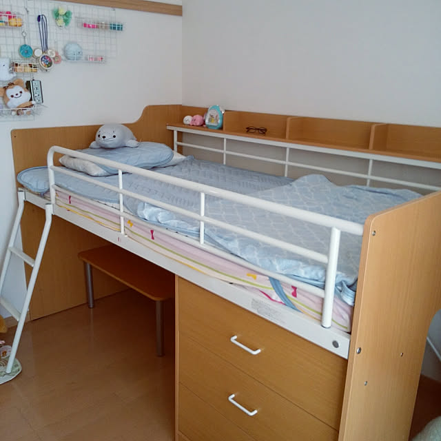 Bedroom,HOME COORDY,ホームコーディ,HOME COORDY COLD,アザラシ抱き枕,アザラシさん,アイスコールド　タオルケット,アイスコールド　敷きパッド,モニター,アイスコールド　まくらパッド,いつもありがとうございます,モニター商品,夏用寝具,ニトリのシステムベッド,ニトリ Teaの部屋