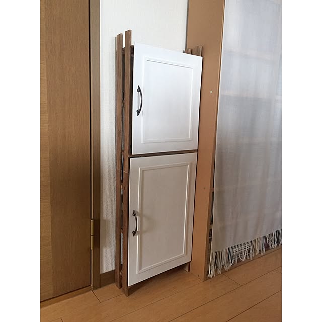 My Shelf,DIY,すのこ,ルーター収納,セリア,ダイソー,ブライワックス ジャコビアン,賃貸 Kaneyukiの部屋