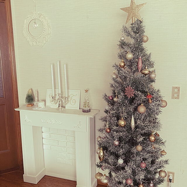 マントルピース♡,タペストリー,ニトリ,クリスマスツリー180cm,雑貨,Lounge miaの部屋