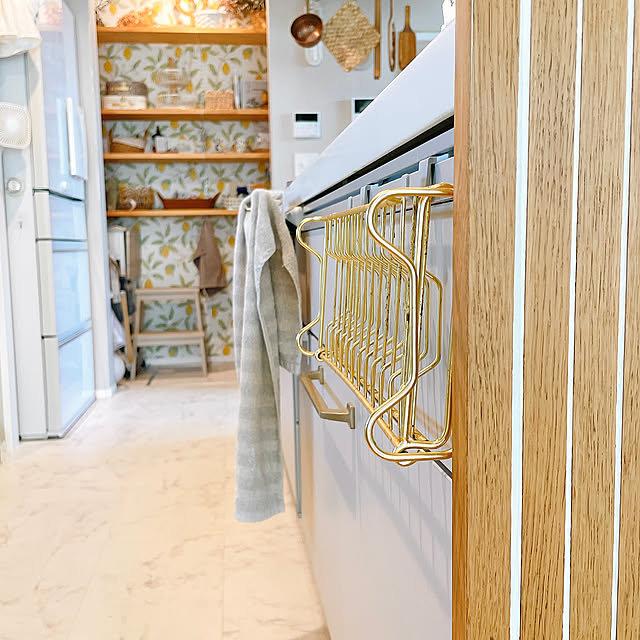 Kitchen,水切りカゴ,Francfranc,コンパクト,カフェ風,ナチュラルインテリア,海外風インテリア,ナチュラル素材,キッチン lalaoinkの部屋