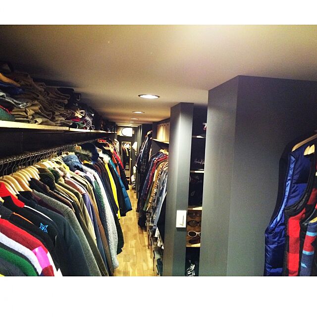 My Shelf,ウォークインクローゼット,洋服部屋,洋服収納,洋服,服 ninの部屋