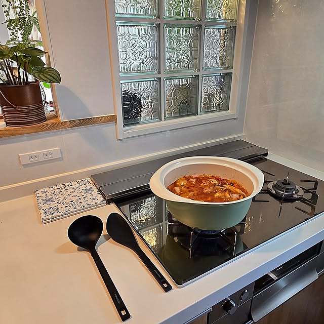 Kitchen,キッチンツール,ホームコーディ,ホームコーディのある暮らし,イオン ホームコーディ,チキン料理,NORITZマルチグリル,LIXILキッチン nonbiri_house_の部屋