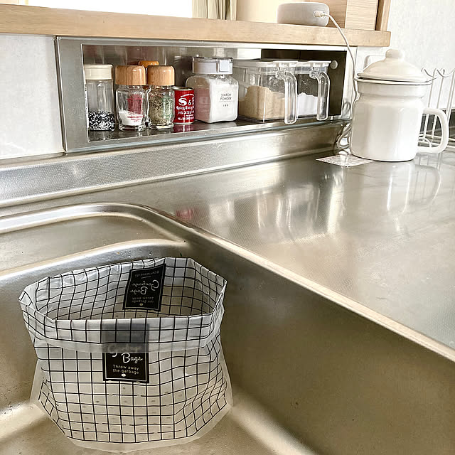 水切りゴミ袋,プチプラインテリア,ダイソー,100均,日用品,Kitchen,スパイスニッチ hi_naの部屋