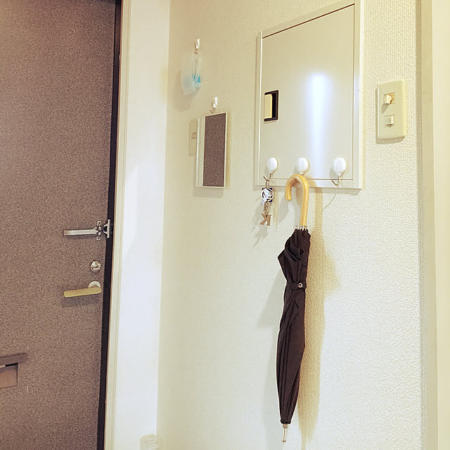 Entrance,物かけフック,ダイソー,セリア,100均,一人暮らし,玄関,1K,賃貸 RanRanの部屋