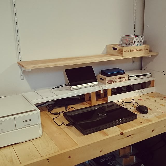 ダイソー,セリア,DIY棚,こども用,充電ステーション,DIY,PCデスク,My Shelf soyokoの部屋